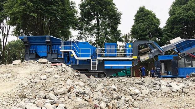 Мобильная щековая дробильная установка ACE AMJ750