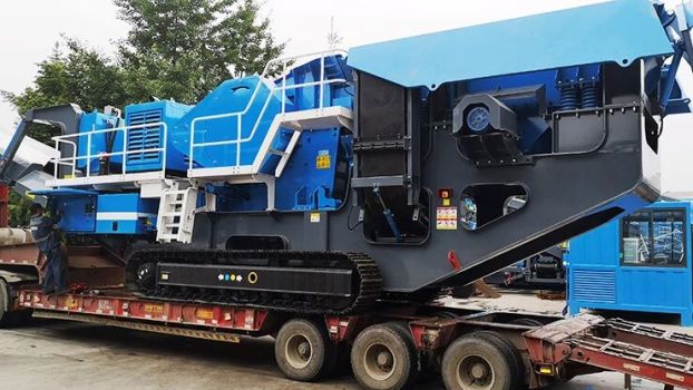 Мобильная щековая дробильная установка ACE AMJ750